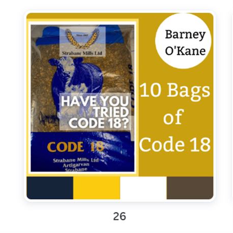 10 bags of Code 18