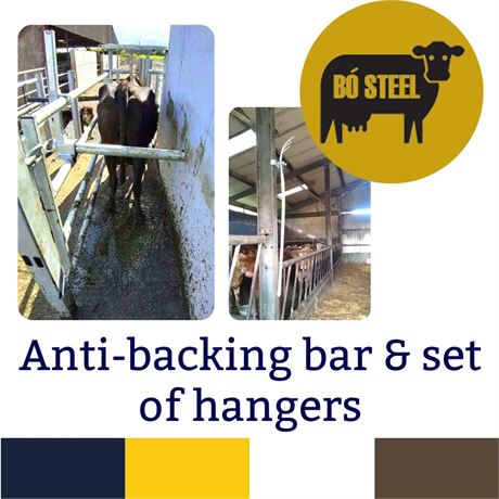 Anti-backing bar & set of hangers